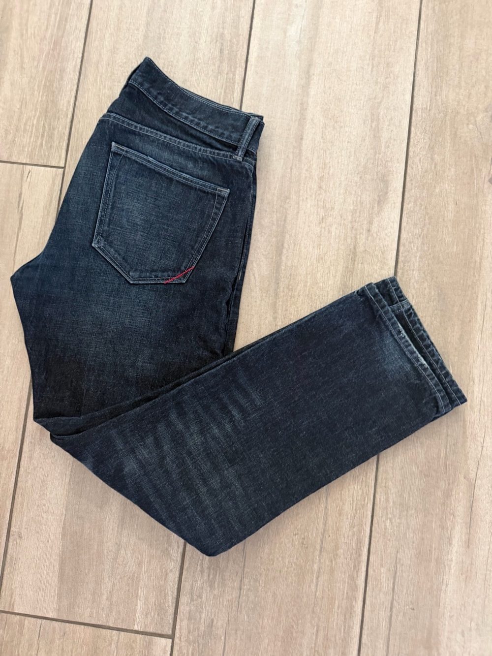 Banana Republic Men's Slim Straight Dark Blue Jeans